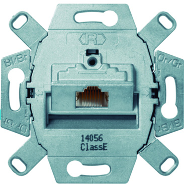HAGER 455401 TOMA RJ45 SIMPLE CATEGORIA 6 CLASE E 8P